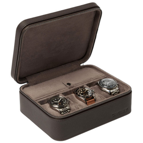 Tawbury Fraser 腕時計 トラベルケース 3本 ストレージ付き ターバリー フレイザー ウォッチボックス ポーチ ケース 収納 ボックス ポータブル高級 革 レザー |  | 01