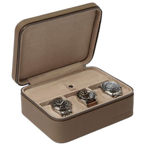Tawbury Fraser 腕時計 トラベルケース 3本 ストレージ付き ターバリー フレイザー ウォッチボックス ポーチ ケース 収納 ボックス ポータブル高級 革 レザー |  | 03