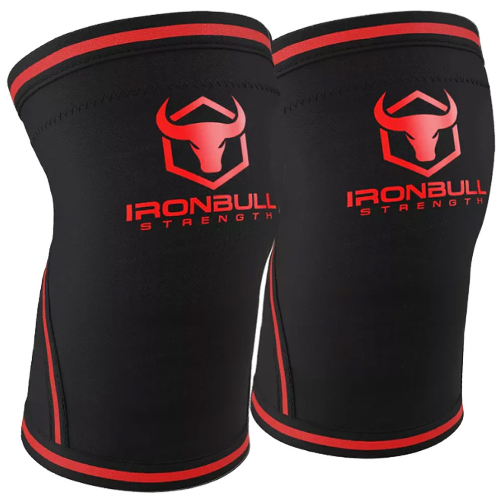 IRONBULL STRENGTH トレーニング用サポーター ニースリーブ IRON BULL 7mm ニースリーブ ペア S M L XL 2XL アイアンブル 膝