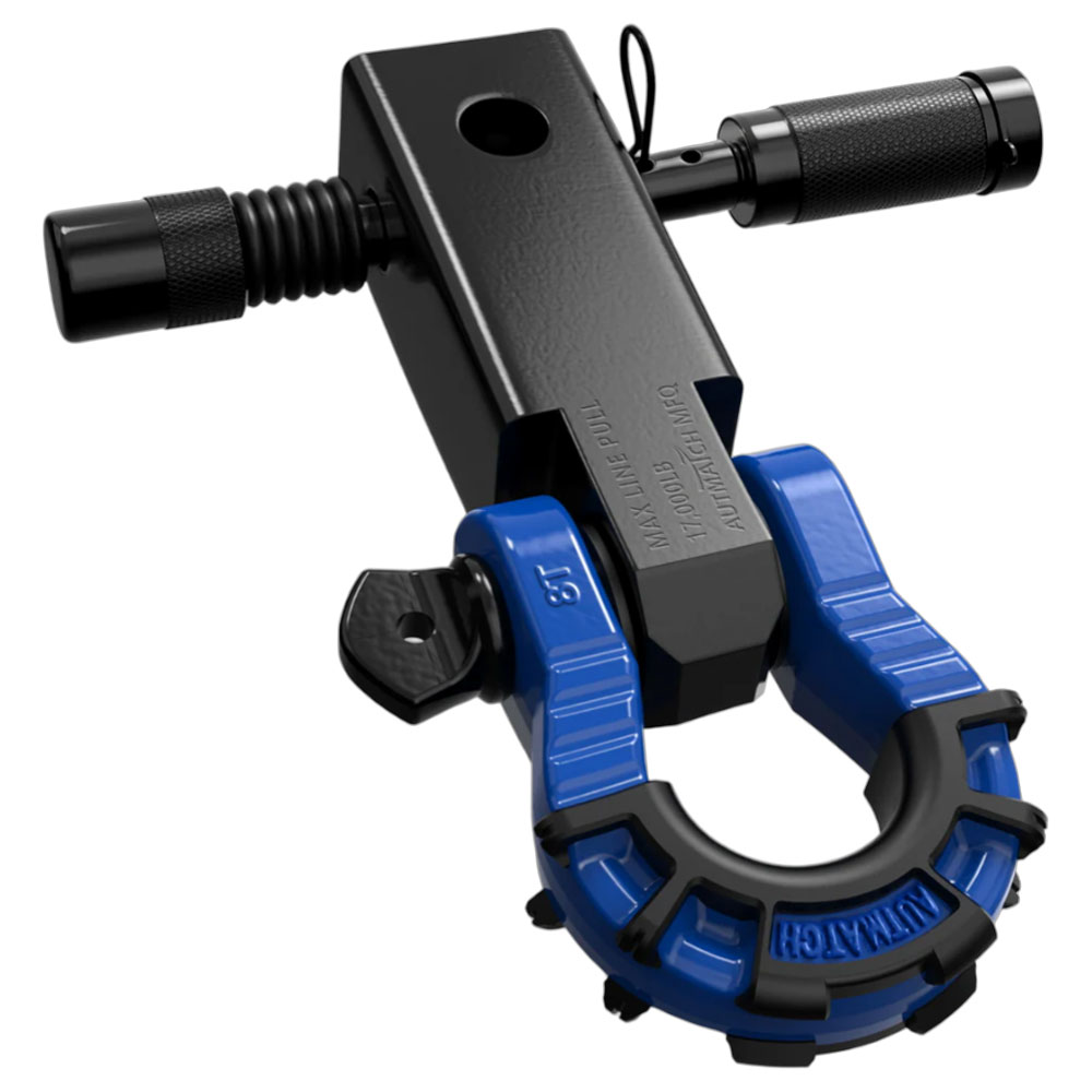 AUTMATCH メガシャックルヒッチレシーバーセット レバーシャックル 5cm Dリングシャックル 牽引 フック シャックルマウント トレーラー 汎用 カーパーツ |  | 15