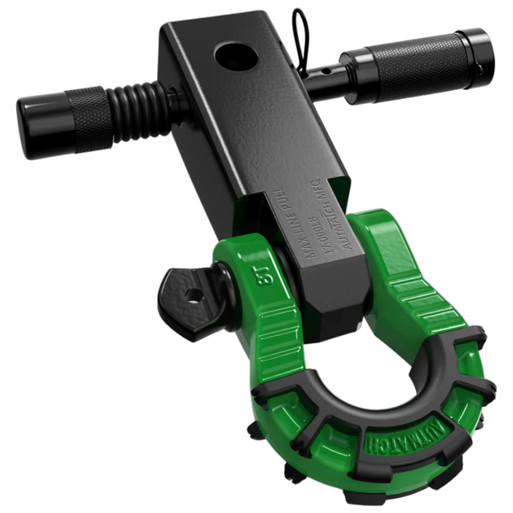 AUTMATCH メガシャックルヒッチレシーバーセット レバーシャックル 5cm Dリングシャックル 牽引 フック シャックルマウント トレーラー 汎用 カーパーツ |  | 18