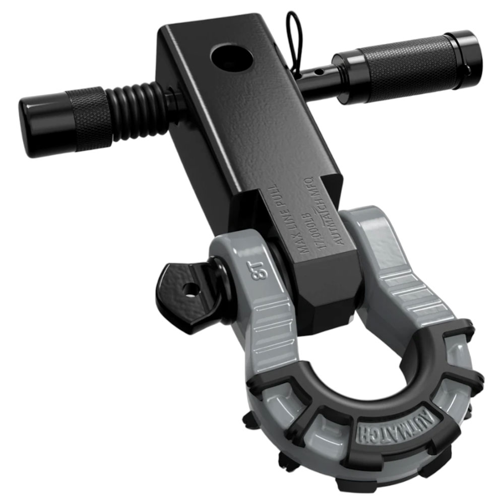 AUTMATCH メガシャックルヒッチレシーバーセット レバーシャックル 5cm Dリングシャックル 牽引 フック シャックルマウント トレーラー 汎用 カーパーツ |  | 04