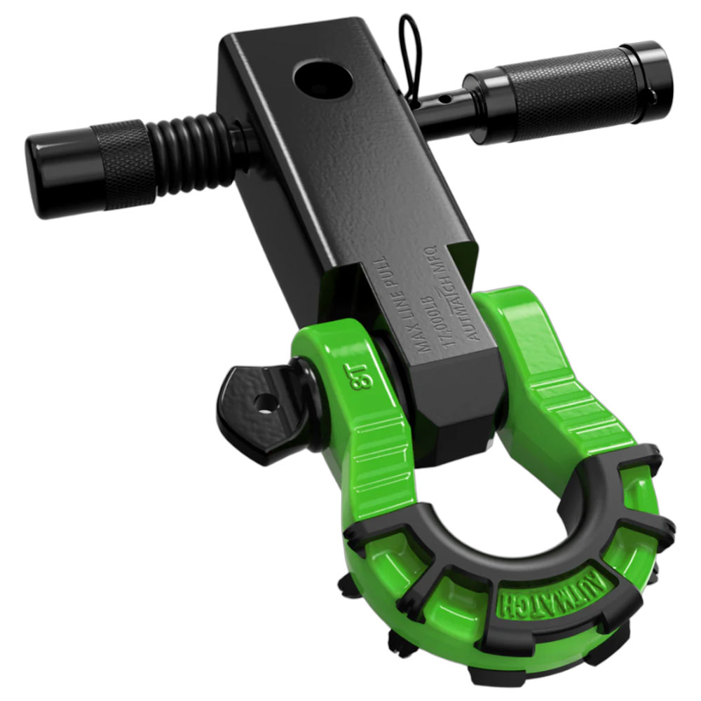 AUTMATCH メガシャックルヒッチレシーバーセット レバーシャックル 5cm Dリングシャックル 牽引 フック シャックルマウント トレーラー 汎用 カーパーツ |  | 07