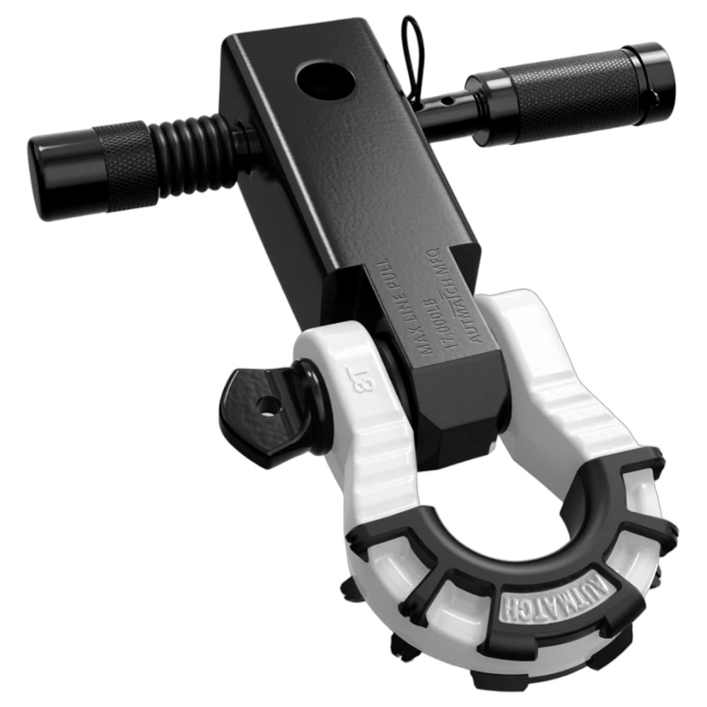 AUTMATCH メガシャックルヒッチレシーバーセット レバーシャックル 5cm Dリングシャックル 牽引 フック シャックルマウント トレーラー 汎用 カーパーツ |  | 14