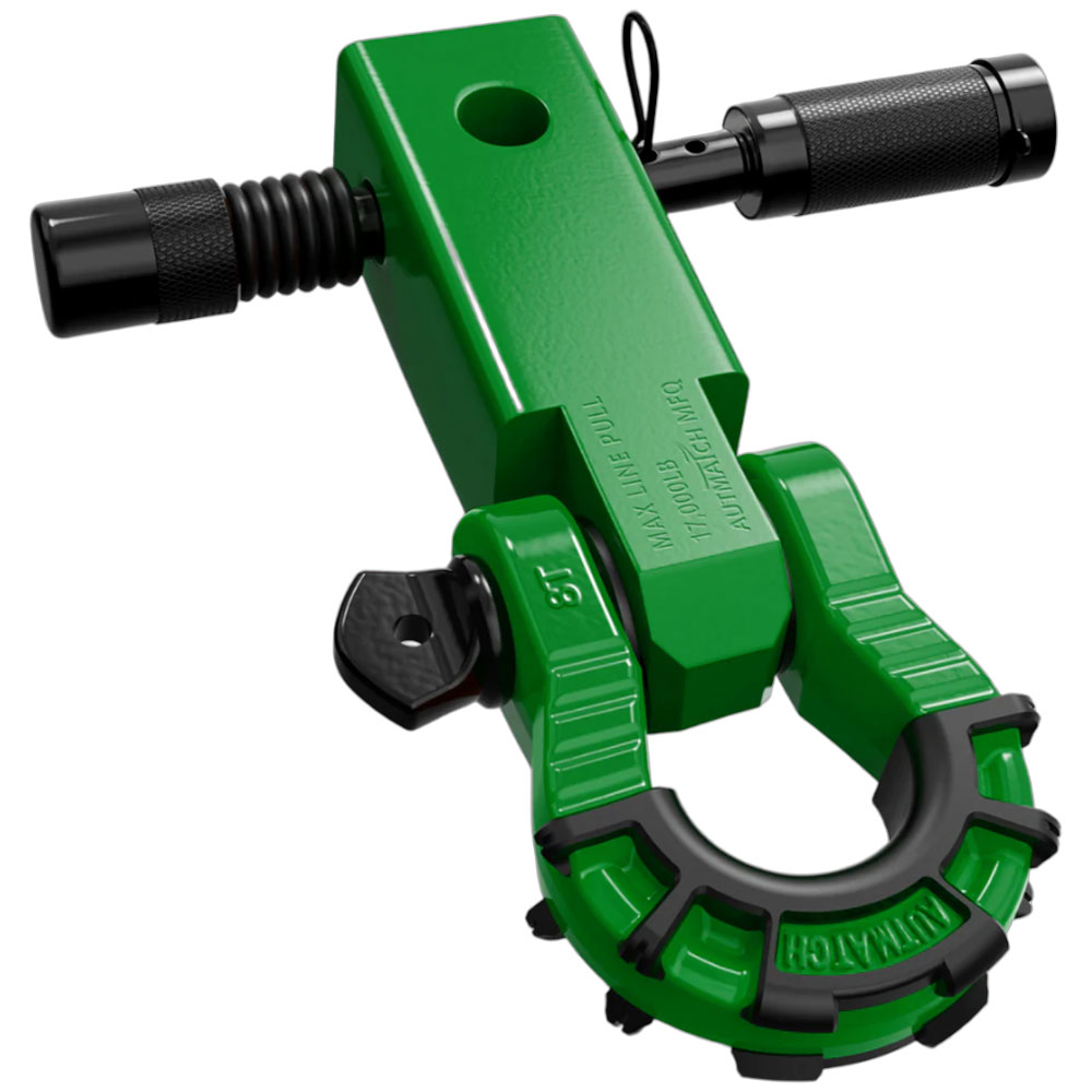 AUTMATCH メガシャックルヒッチレシーバーセット レバーシャックル 5cm Dリングシャックル 牽引 フック シャックルマウント トレーラー 汎用 カーパーツ |  | 10