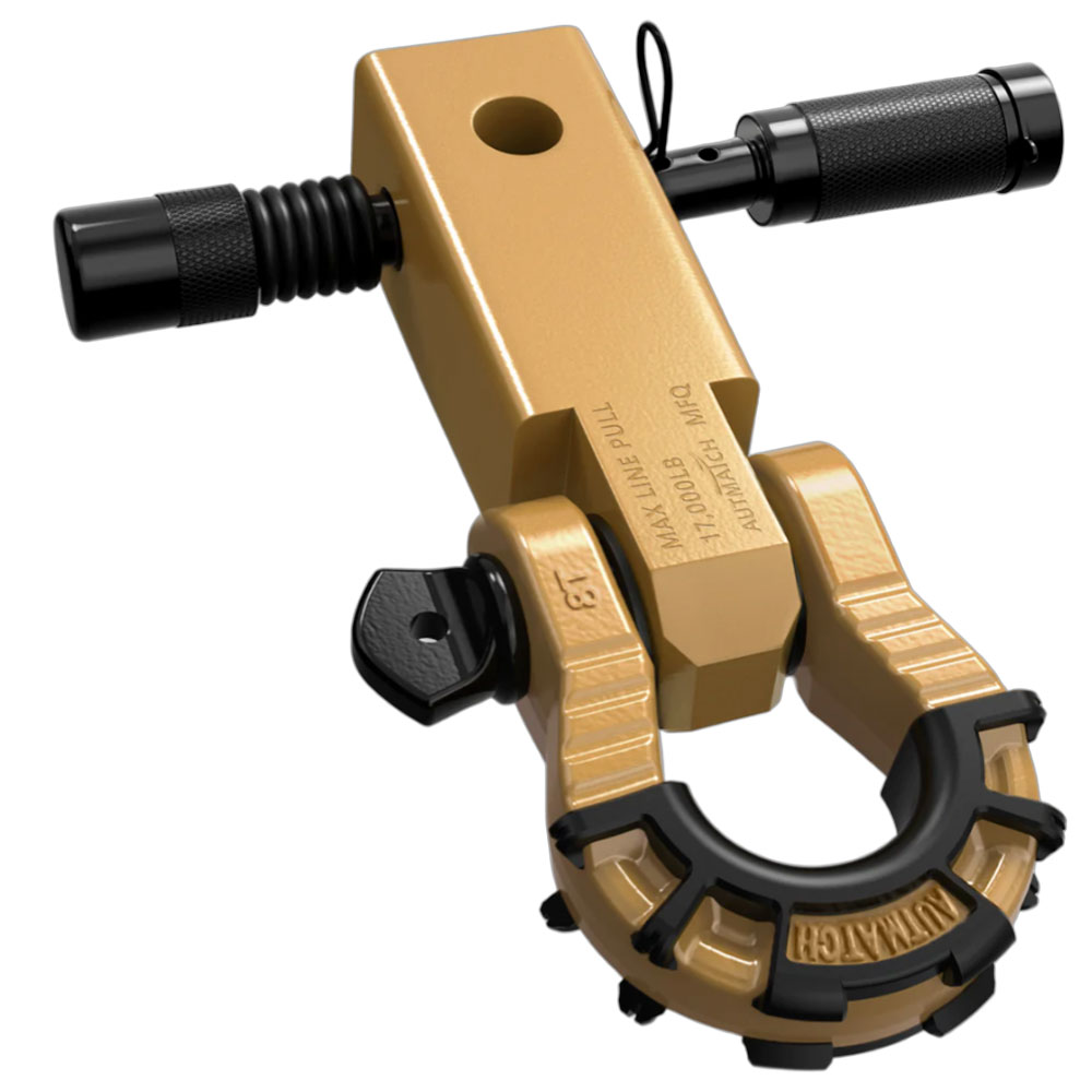 AUTMATCH メガシャックルヒッチレシーバーセット レバーシャックル 5cm Dリングシャックル 牽引 フック シャックルマウント トレーラー 汎用 カーパーツ |  | 08