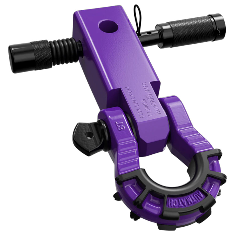 AUTMATCH メガシャックルヒッチレシーバーセット レバーシャックル 5cm Dリングシャックル 牽引 フック シャックルマウント トレーラー 汎用 カーパーツ |  | 17