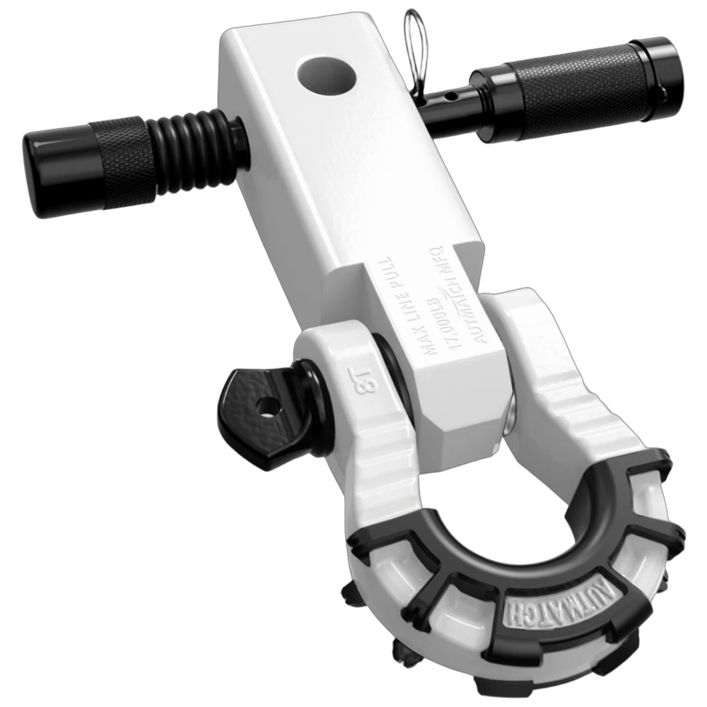 AUTMATCH メガシャックルヒッチレシーバーセット レバーシャックル 5cm Dリングシャックル 牽引 フック シャックルマウント トレーラー 汎用 カーパーツ |  | 01