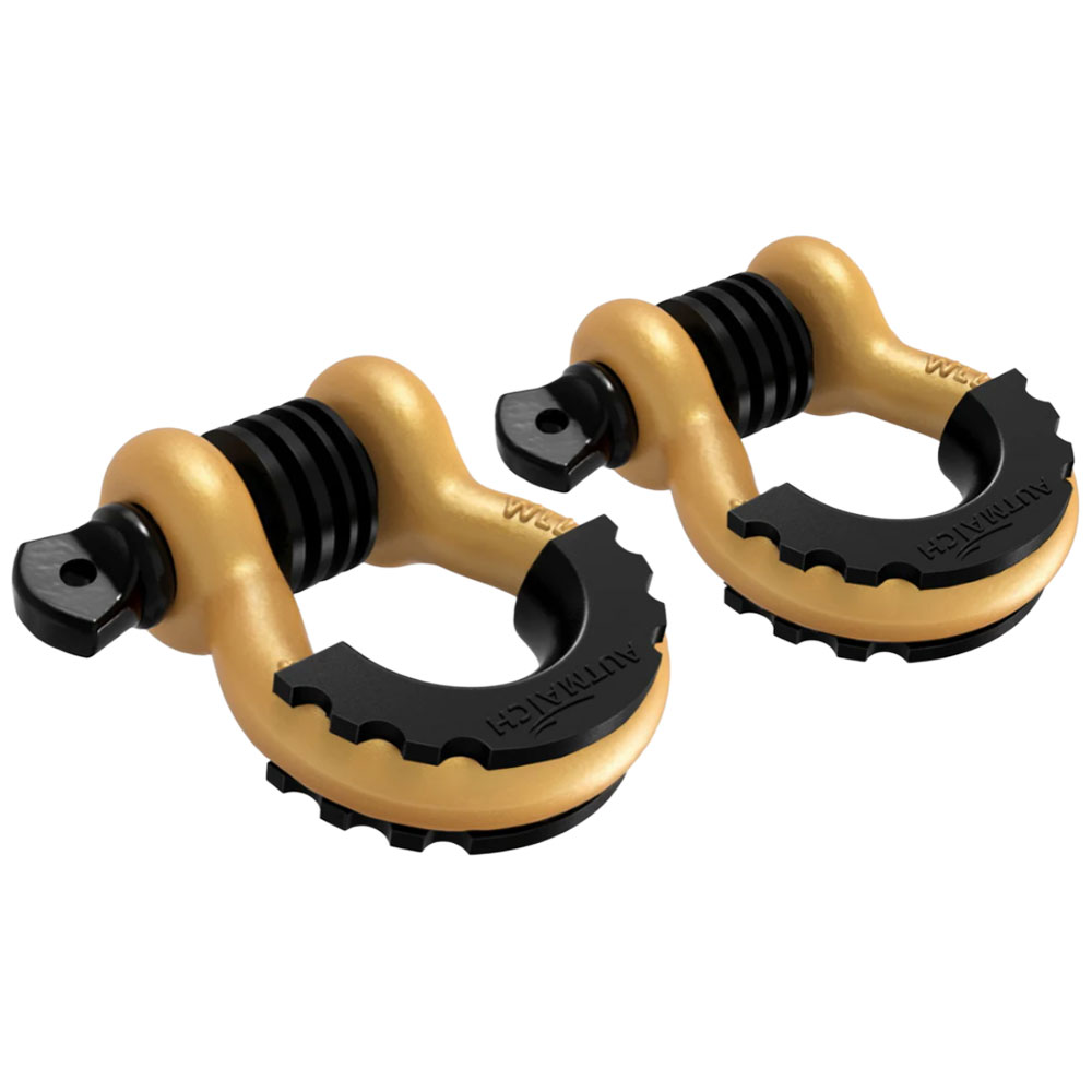 AUTMATCH Dリング シャックル 3/4インチ 1.9cm 2個セット ワッシャー付き シャックルアイソレーター 牽引ストラップ ウィンチ オフロード車 リカバリー |  | 21