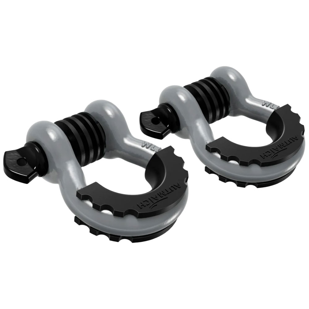 AUTMATCH Dリング シャックル 3/4インチ 1.9cm 2個セット ワッシャー付き シャックルアイソレーター 牽引ストラップ ウィンチ オフロード車 リカバリー |  | 09