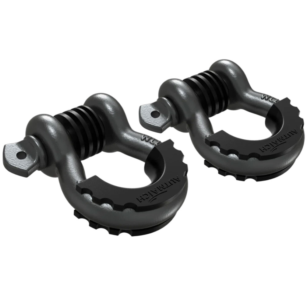 AUTMATCH Dリング シャックル 3/4インチ 1.9cm 2個セット ワッシャー付き シャックルアイソレーター 牽引ストラップ ウィンチ オフロード車 リカバリー |  | 06