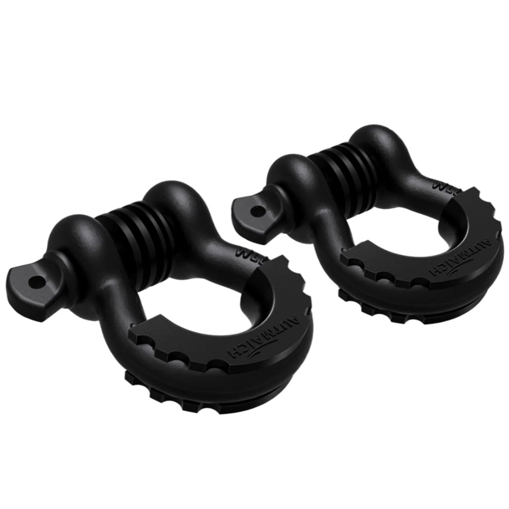AUTMATCH Dリング シャックル 3/4インチ 1.9cm 2個セット ワッシャー付き シャックルアイソレーター 牽引ストラップ ウィンチ オフロード車 リカバリー |  | 15