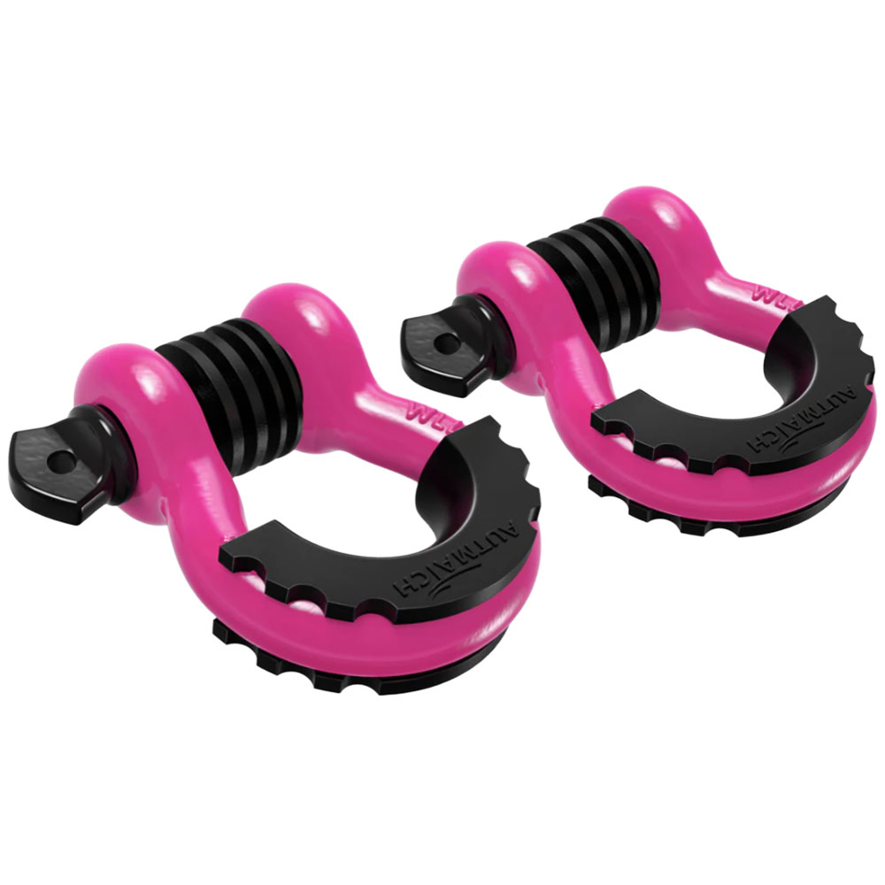 AUTMATCH Dリング シャックル 3/4インチ 1.9cm 2個セット ワッシャー付き シャックルアイソレーター 牽引ストラップ ウィンチ オフロード車 リカバリー |  | 17