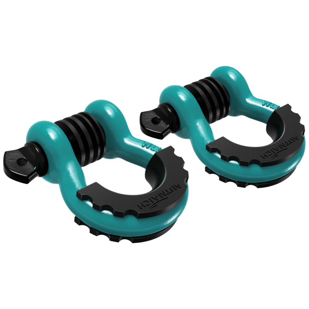 AUTMATCH Dリング シャックル 3/4インチ 1.9cm 2個セット ワッシャー付き シャックルアイソレーター 牽引ストラップ ウィンチ オフロード車 リカバリー |  | 12