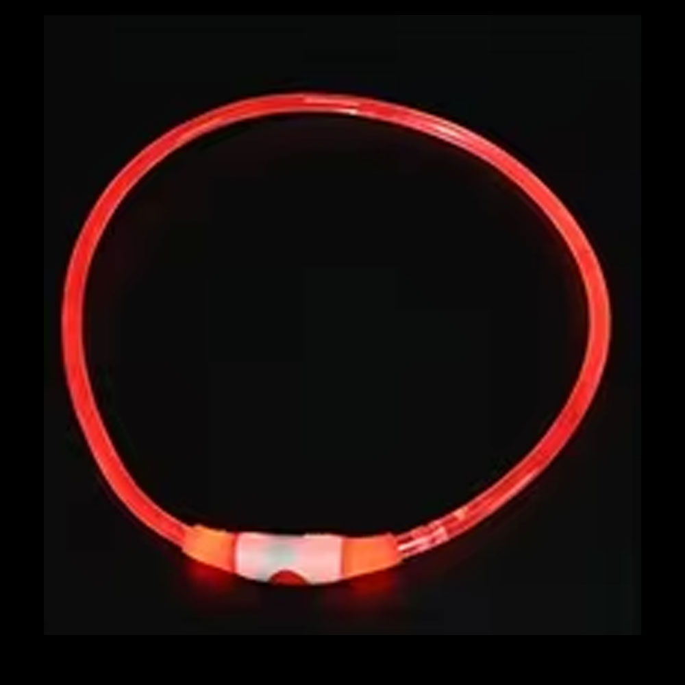 光るLED首輪 USB 充電式 防水 USB充電式 小型犬 中型犬 大型犬 サイズ調整可能 散歩 夜 ライト 事故防止  安全 おしゃれ 可愛い ペット用品 簡単脱着 安全対策 |  | 04