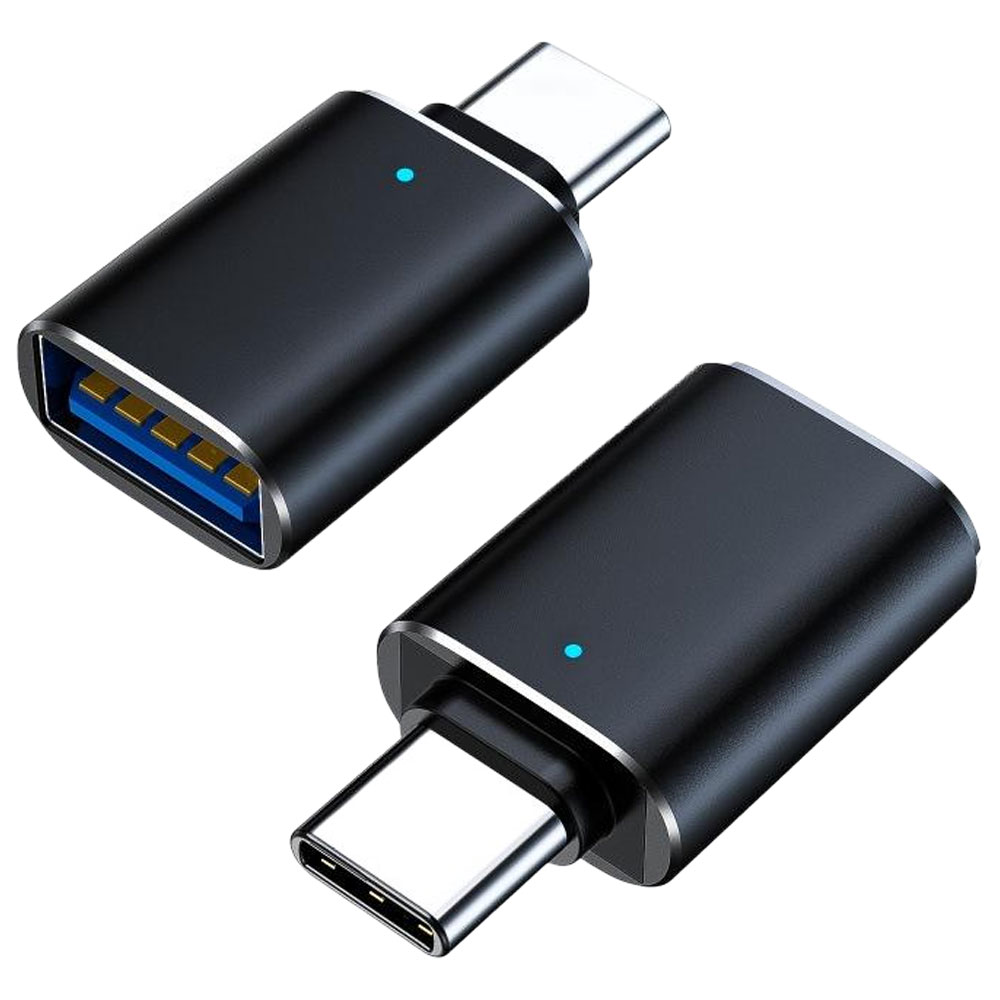LEDライト付き OTG変換アダプター USB Type C to USB3.0 Type A タイプC 高速 変換コネクタ Android スマートフォン タブレット iPhone 15 Pro Max MacBook Pro |  | 01