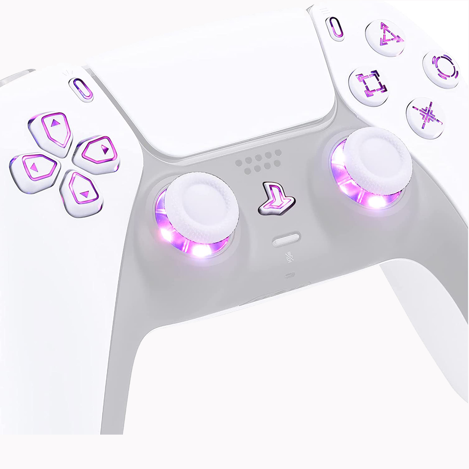 eXtremeRate DTF LEDキット マルチカラー 発光 PS5 コントローラー BDM-010 BDM-020 対応 エクストリームレート プレイステーション5 |  | 05