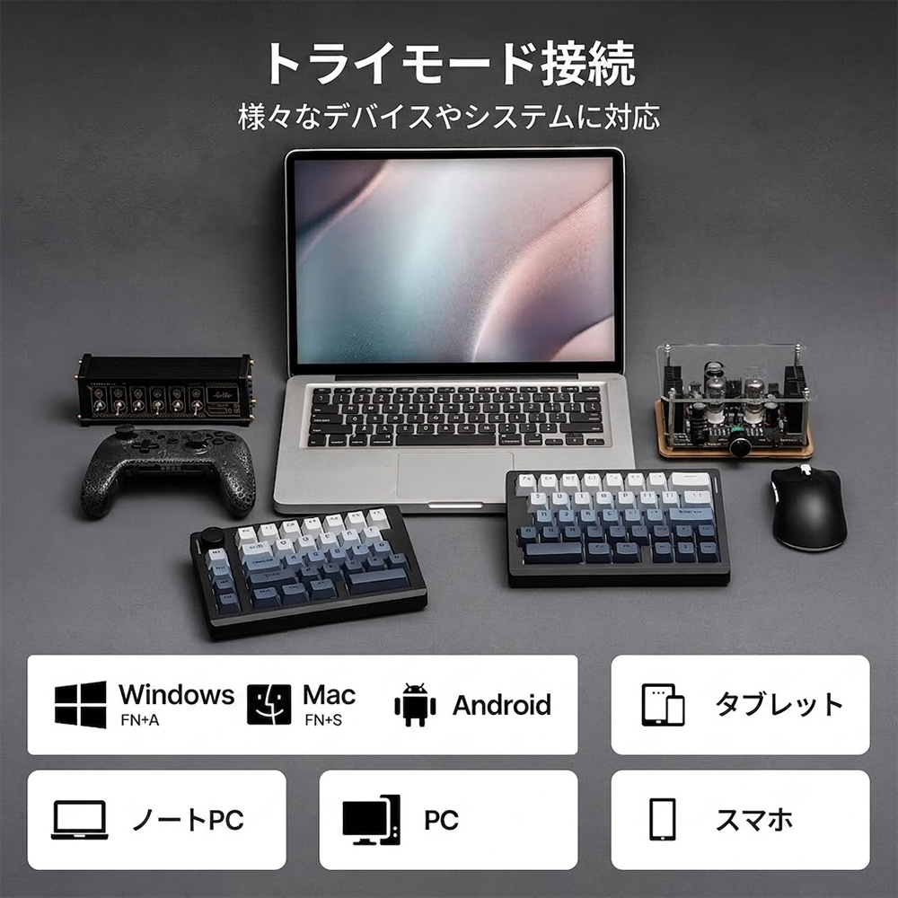 正規品】EPOMAKER エポメーカー Split70 分割 メカニカル ゲーミング