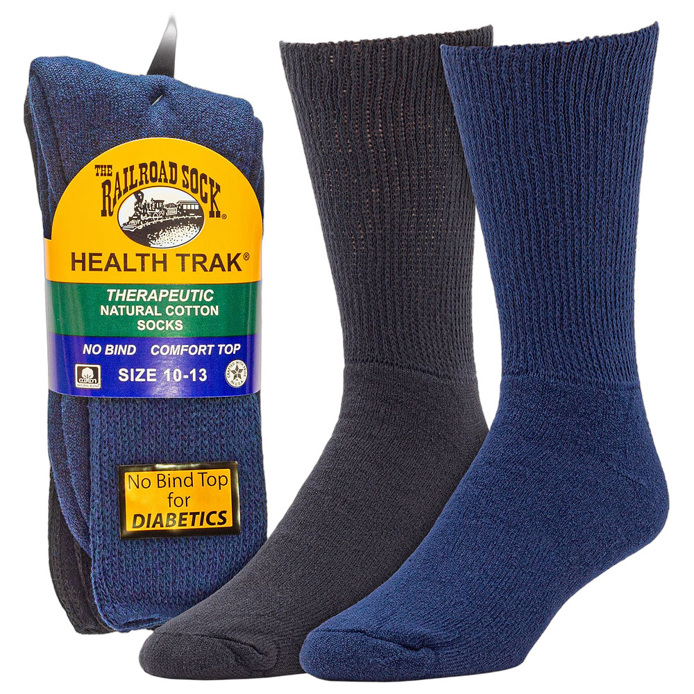 RAILROAD SOCK THERAPEUTIC クルー ソックス 2足セット メンズ