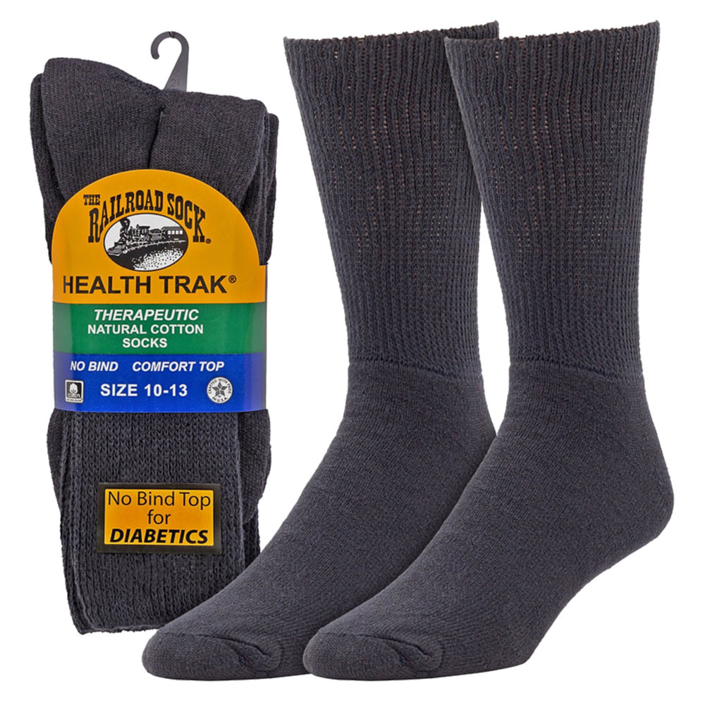 RAILROAD SOCK THERAPEUTIC クルー ソックス 2足セット メンズ