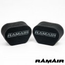 Ramair ラムエア エアフィルター MS FCR CR TMRなどに 送料無料 RAMAIR エアフィルター 2連セット MS008 MSソックス FCR/TMR
