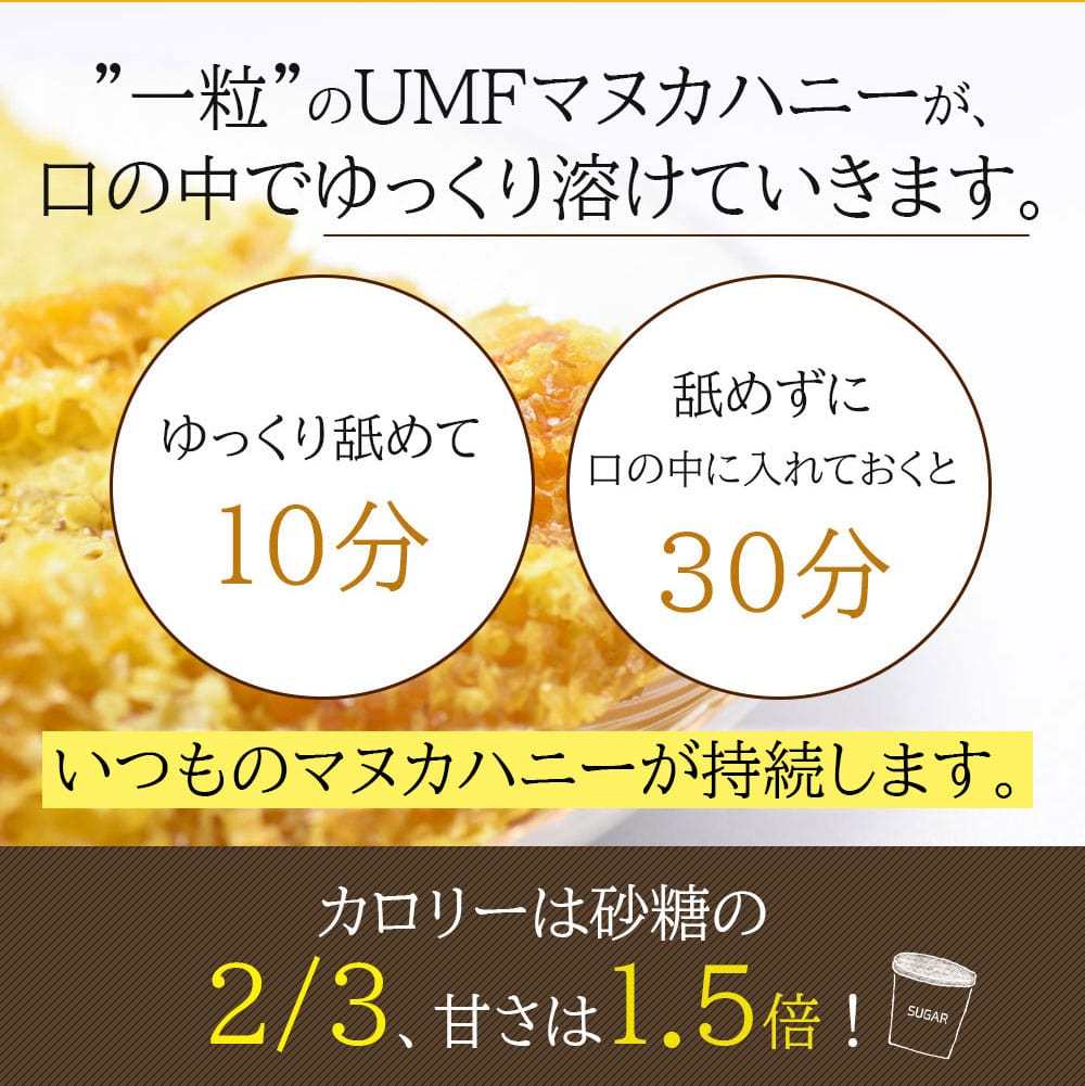 マヌカハニー のど飴 ハニードロップレット UMF 10+ 1箱 （6粒入り