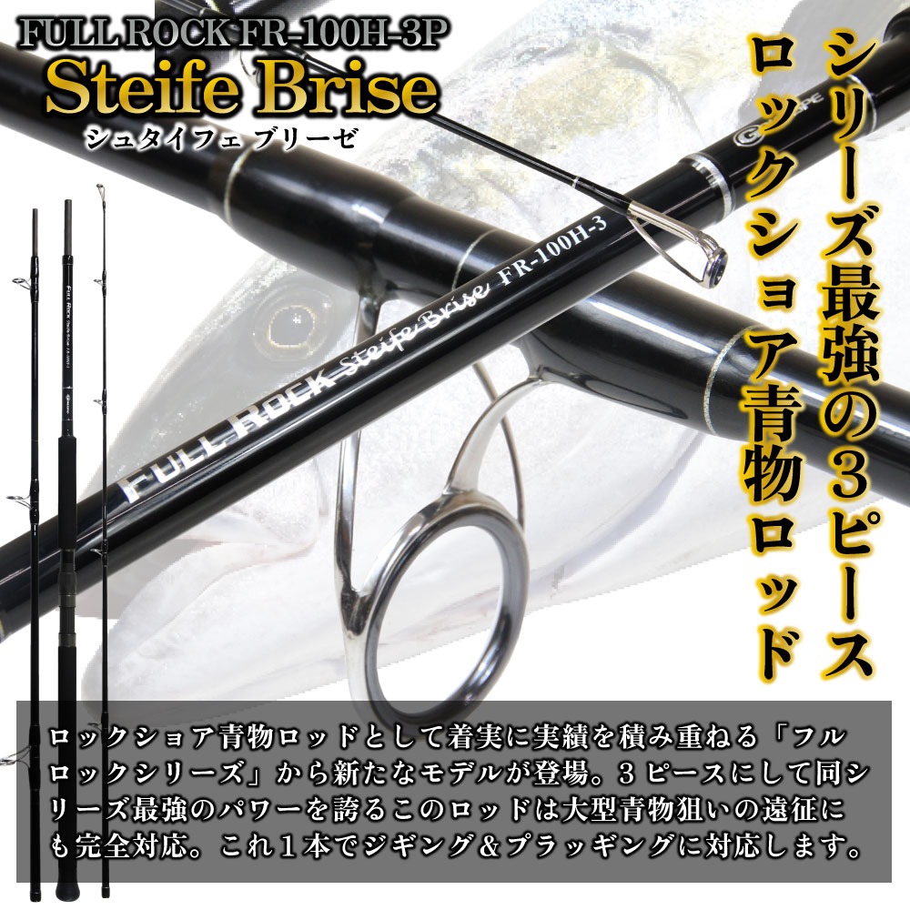 ロックショアジギングセットFull Rock Steife Brise FR-100H-3 