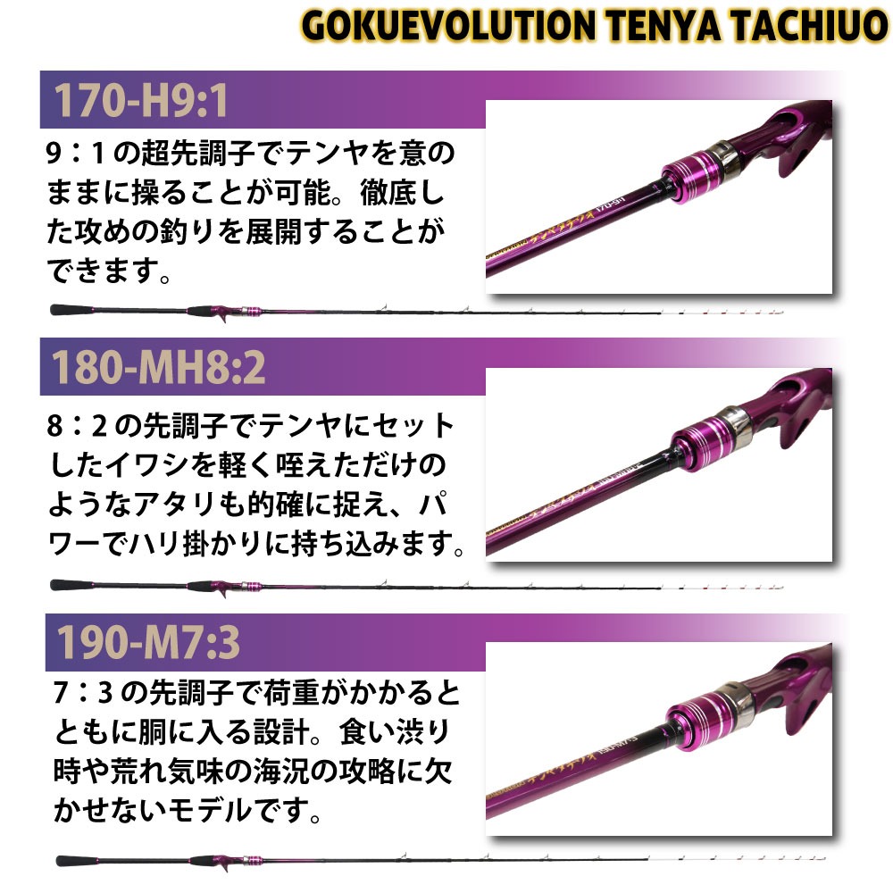 ゴクエボリューション テンヤタチウオ＆ルキア オフショア専用ベイト