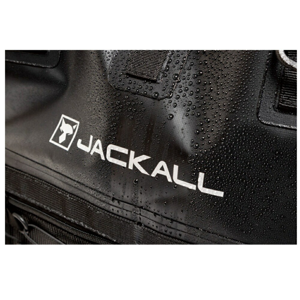 ジャッカル ウォータープルーフトートバッグ ブラック Lサイズ(jackall
