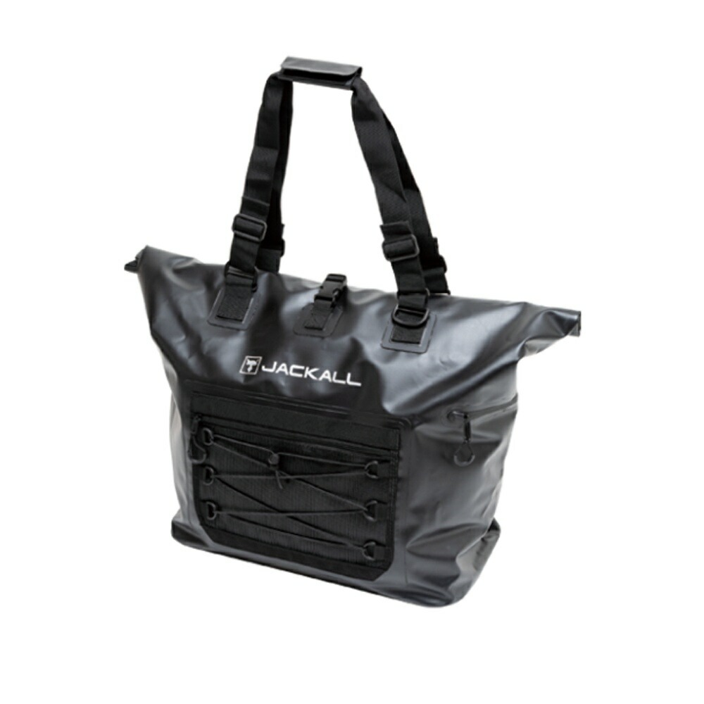 ジャッカル ウォータープルーフトートバッグ ブラック Lサイズ(jackall-308921)| ショアジギング ロックショア フィッシュキャリー 磯釣り ショア青物 青物バッグ 魚入れ 撃投 タフクライムバッグ 65L バッグ バック ジャッカル ウォータープルーフトートバッグ ブラック Lサイズ(jackall