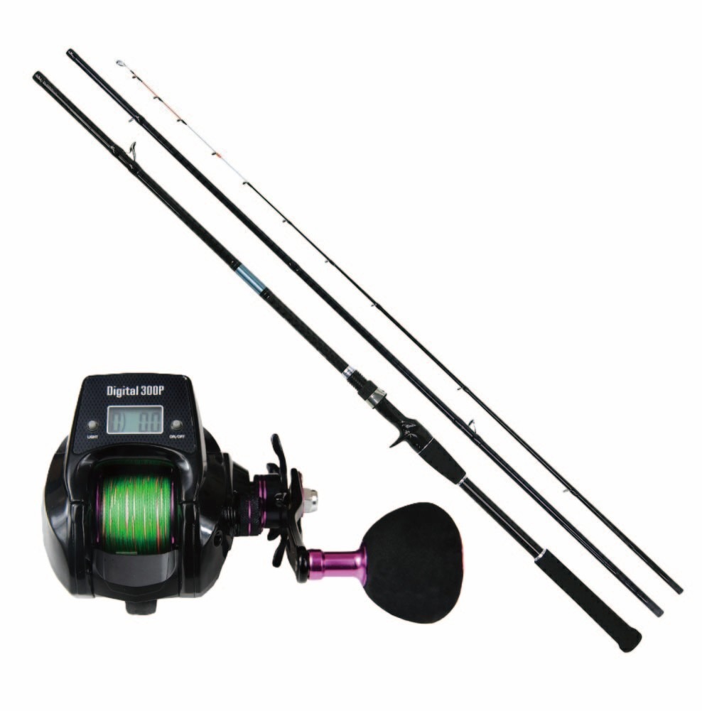 �C��ނ�x�~���N�ނ�Z�b�g �U�I�C�㖬��AIR-K��SeaMastug Digital 300P PE���C��2��200m�t�� (kaijyouturibori-set-001)