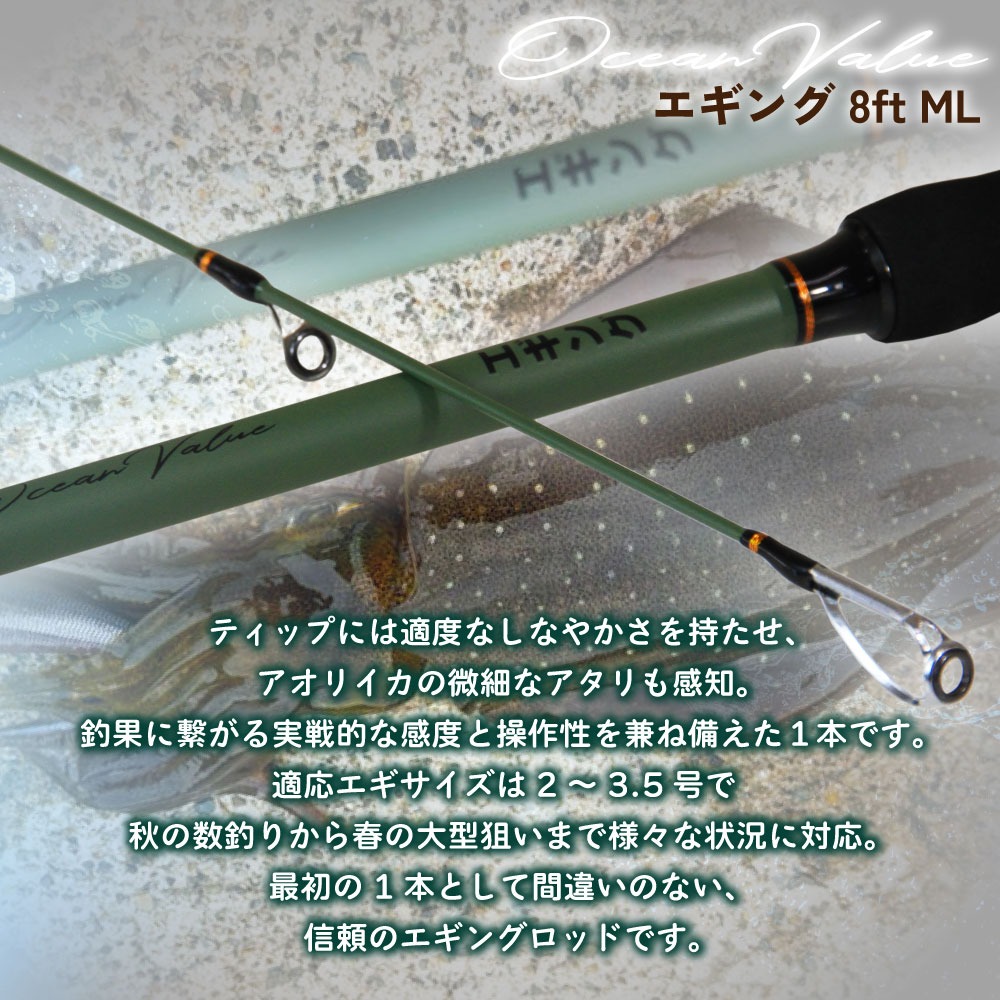 おり釣具 秋イカ攻略セット エギングロッド オーシャンバリュー