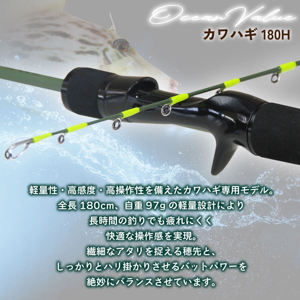 おり釣具 オーシャンバリュー カワハギ 180H＆デジタルカウンター