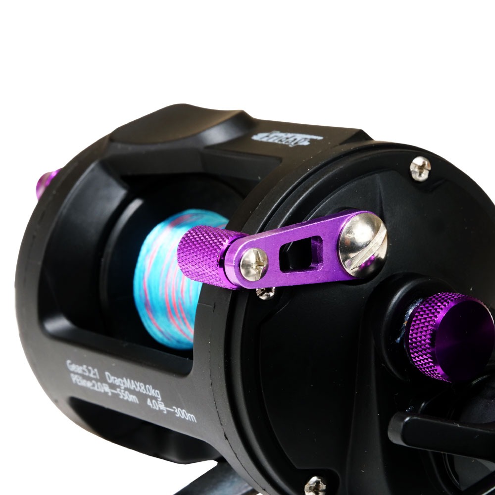 PE2号付き　青物　タコ1.75m MAX300g 2ピースロッド&ベイトリール おり釣具 船タコ専用リール フライデータコ PE2号150m付(ori-786256