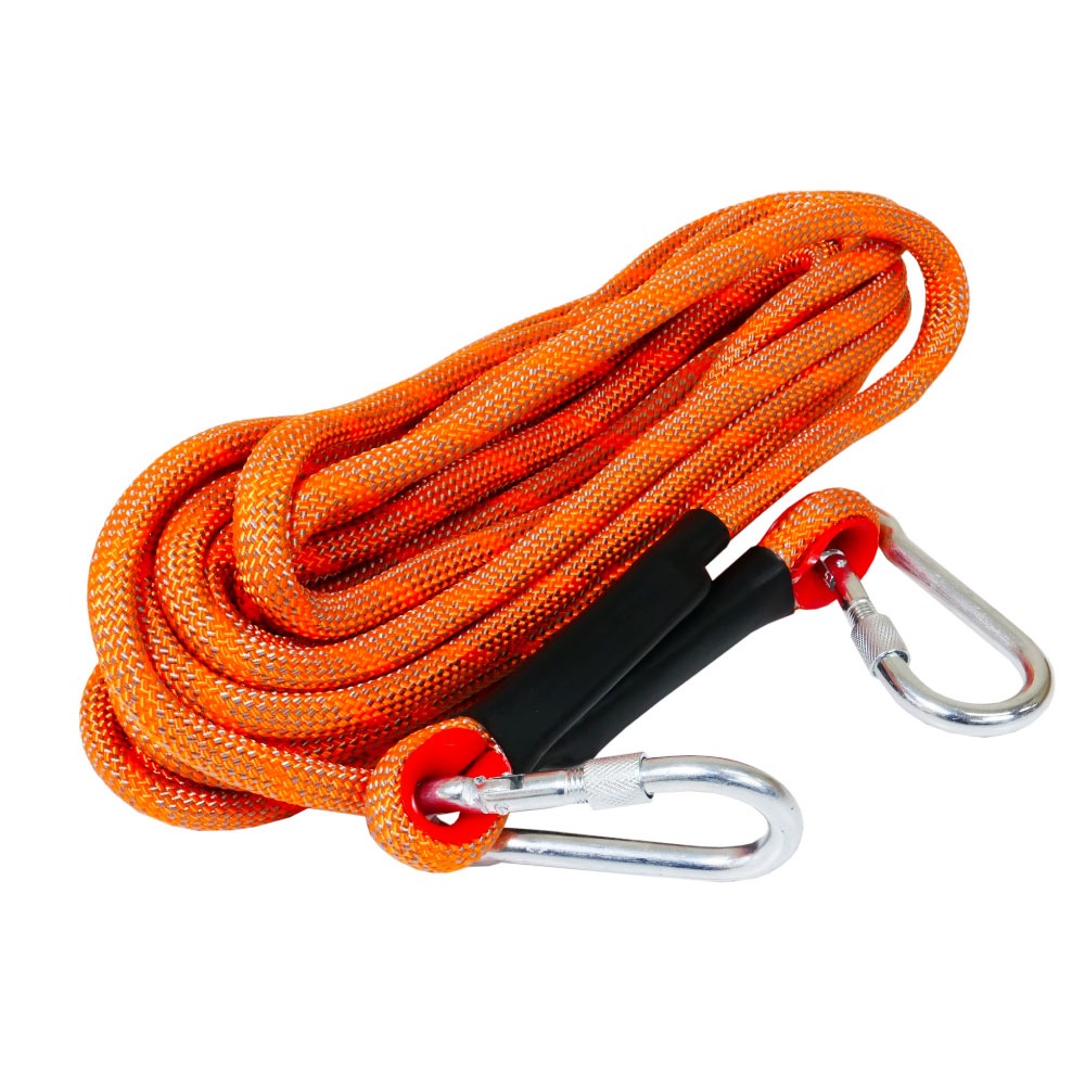 おり釣具 フルロック ギャフロープ 直径10mm 長さ10m カラビナ付