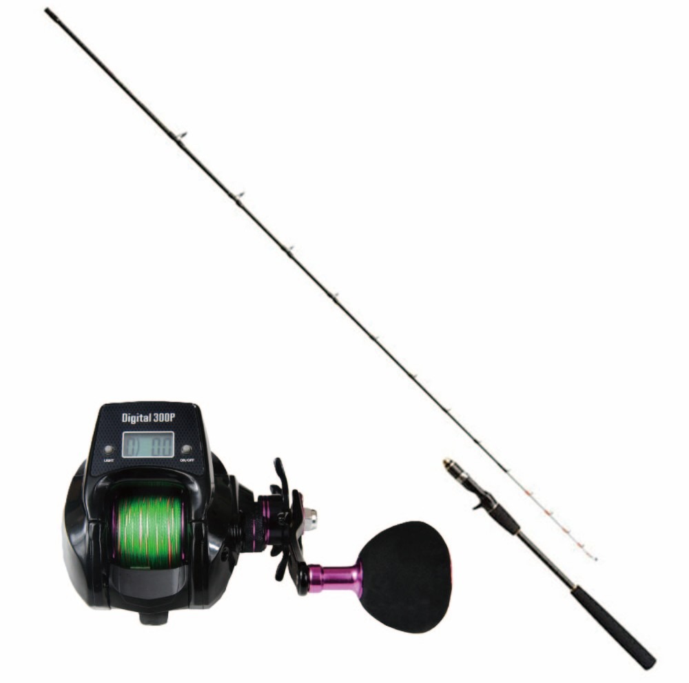 PROMARINE ���C�g���[�_�[���^���^�`�E�I 190M��SeaMastug Digital 300P PE���C��2��200m�t�� �e�����^�`�E�I�Z�b�g (ori-funeset790)����
