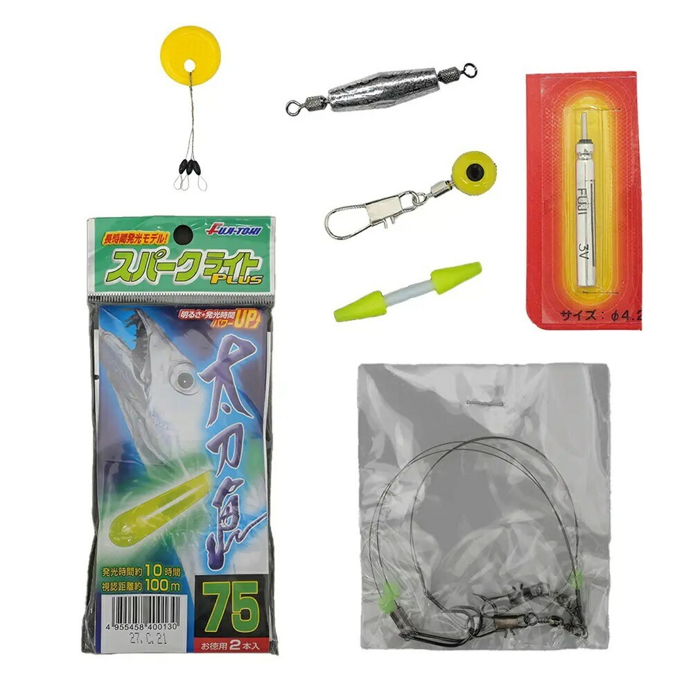 おり釣具 波止場のタチウオ ウキ釣りセット フライデー磯遠投 4-530(8 ウキ 2364 15号 1,300円送料込み 【最終値引き】