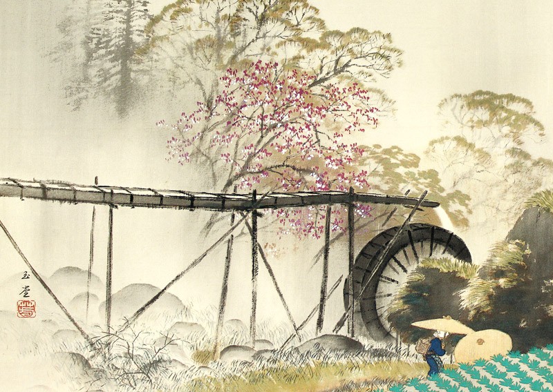 複製画A3(額無し) 川合玉堂(No.1~20) マイクロファイバー製