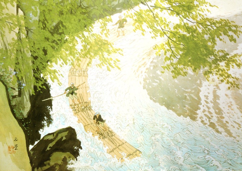 複製画A3(額無し) 川合玉堂(No.1~20) マイクロファイバー製