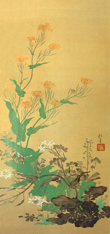 6.寿老・春秋七草図(右)