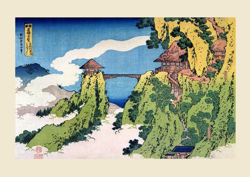 複製画 原寸(額無し) 葛飾北斎 全16種 マイクロファイバー製