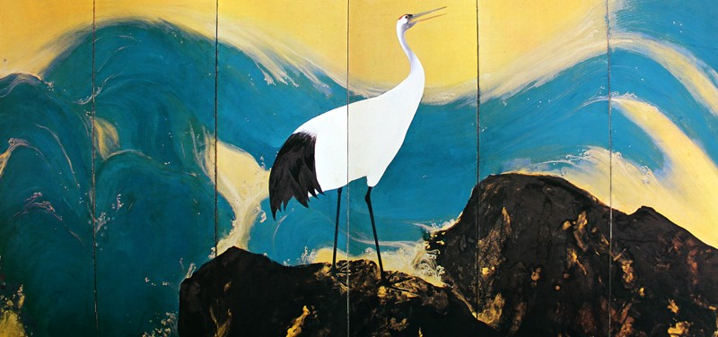 1.丹鶴青瀾(左)
