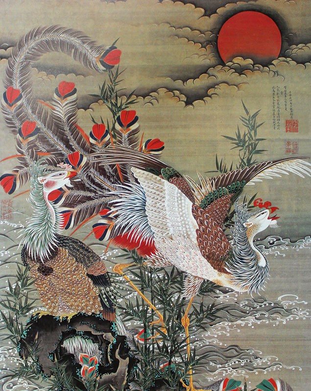 複製画A4(額無し) 伊藤若冲(No.1~20) トロピカル製