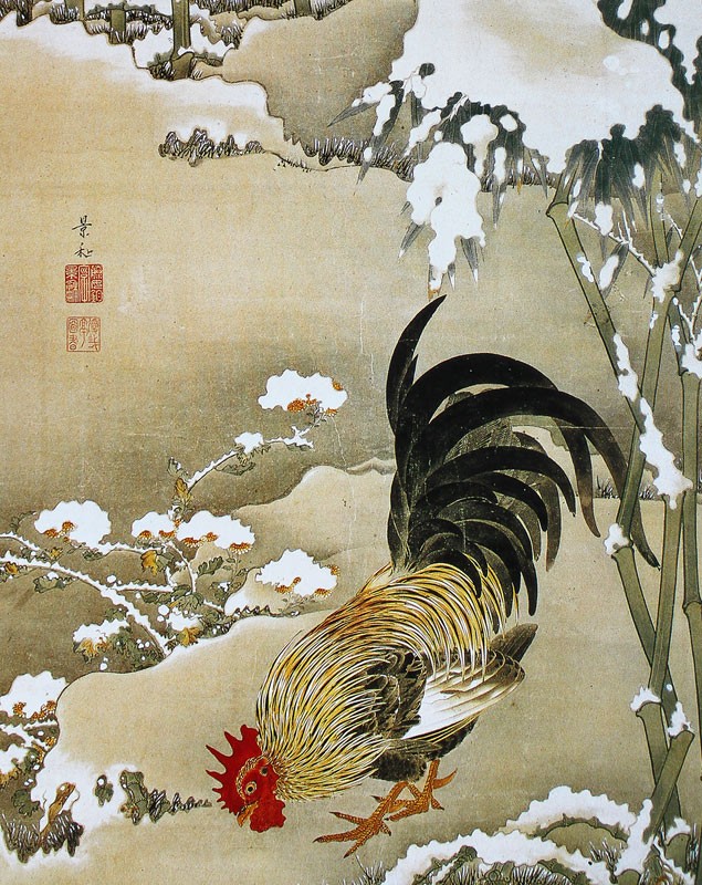 絵画藤棚額縁無しA4サイズ原画