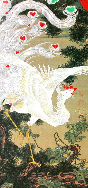 36.老松白鳳図
