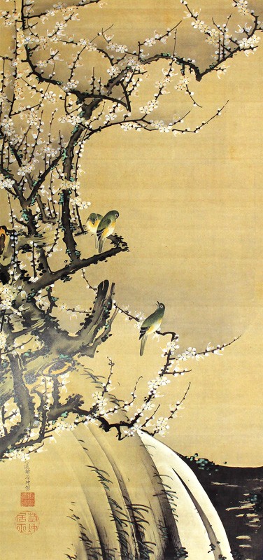 42.梅花小禽図1