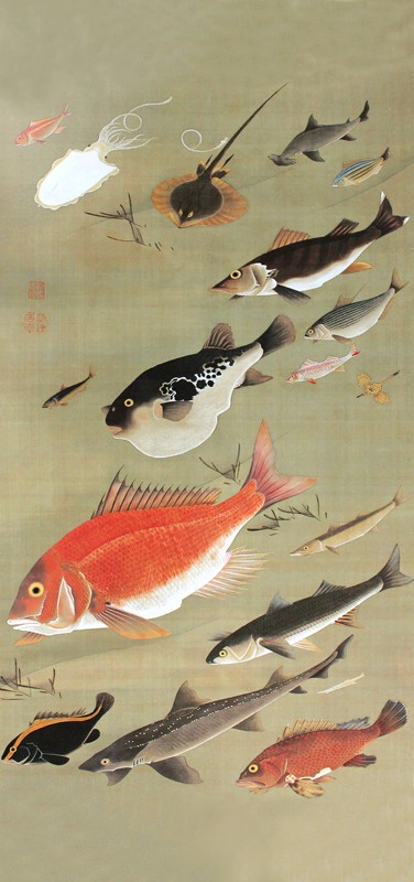 52.群魚図