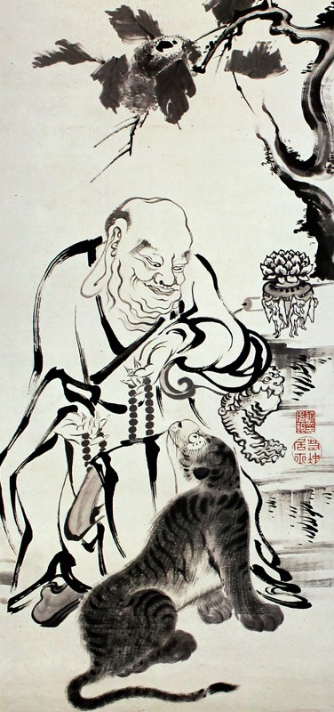 80.十六羅漢図(六幅)　二
