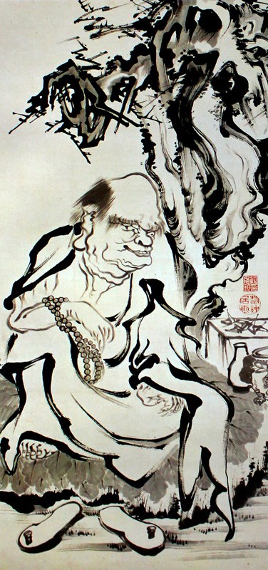 83.十六羅漢図(六幅)　五