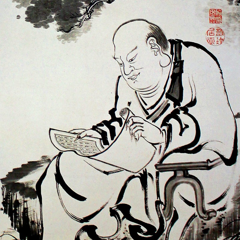 71.十六羅漢図(六幅)　六